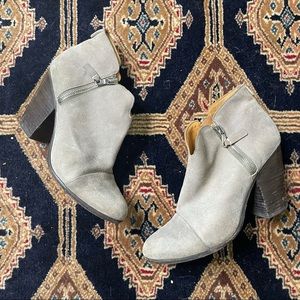 Rag & Bone Womens Margot Gray Ankle Booties 39